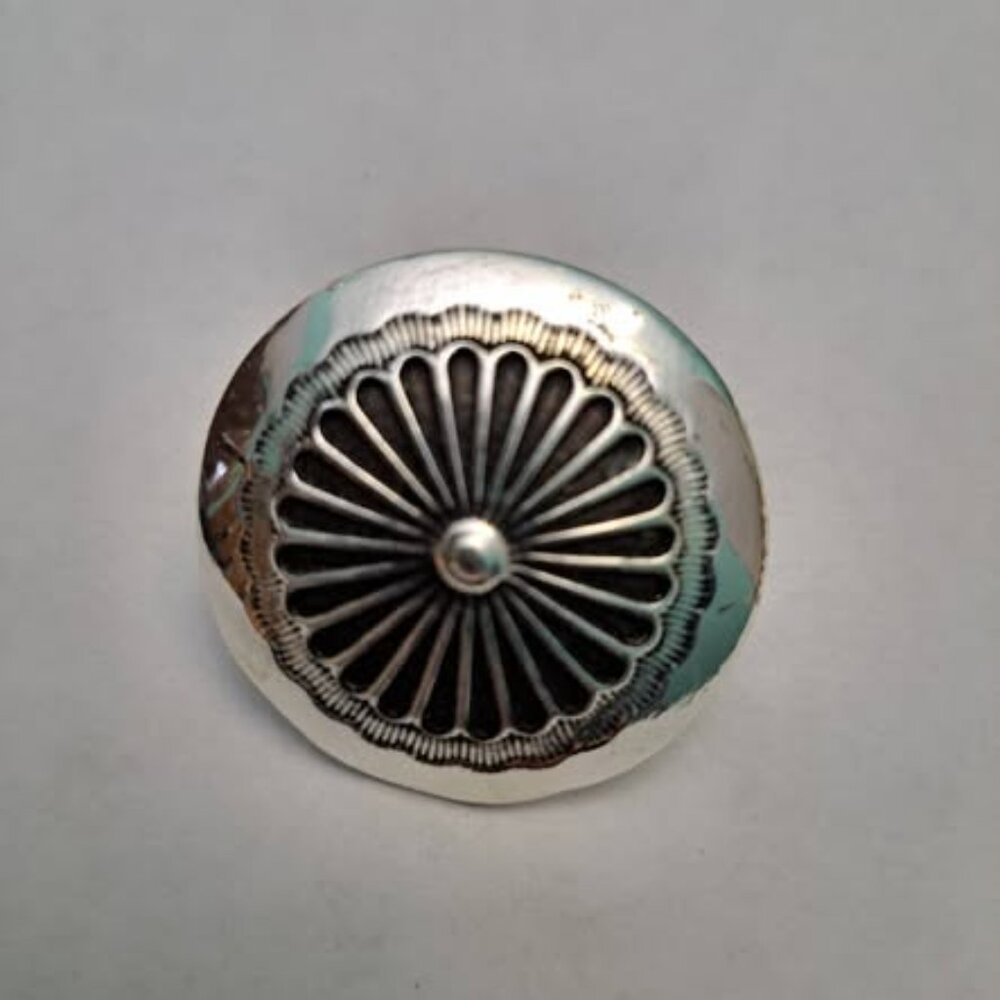 Silver Concho Ring